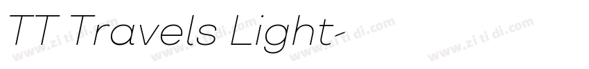 TT Travels Light字体转换